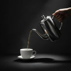 Yajuyi Stainless Steel Pitcher Gooseneck Kettle Water Kettle Coffee Pot Teapot With Stream Spout Thick Wall 304 Stainless Steel Shiny Body Suitable for pour over coffee use, 0.6L - Image 2