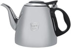 Tea Pot, Stainless Steel Small Teapot Gooseneck Kettle Tovetop Teapot Hot Water Heater Coffee Kettle for Stove Top Induction Hob(1.5L) by Unknown