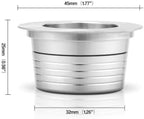 Reusable Coffee Filters Capsule Stainless Steel Capsule Pod(2 Capsules 1 Tamper) - Image 2