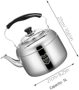 304 Stainless Steel Kettle Whistling Tea Kettle Large Capacity Household Water Heating Stove Top Pot for Coffee and Tea - Image 2