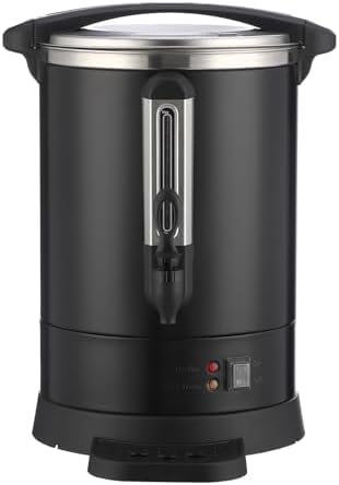 120-Cup (18L) Commercial Coffee Urn – Stainless Steel Electric Hot Beverage Dispenser with Fast Brew & Double-Wall Insulation, Easy to Clean for Large Events, Catering, Churches, and Gatherings by LIZHOUMIL