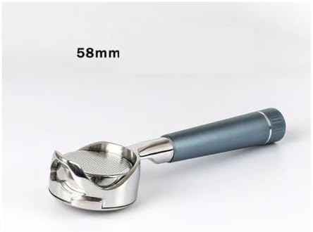 For Gaggia/Baby/Classic Coffee Machine Modified Handle Filter 58MM Bottomless Hollow Portafilter Stainless Steel Coffee Filter(58mm-Gaggia-grey) - Image 2