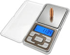 RS-1500 Digital Reloading Scale, 1500 Grains x 0.1gn Powder Scale with Metal Pan, Calibration Weight & Batteries, Reloading Supplies and Equipment by WISHSOM