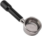 Bottomless Portafilter for Gaggia 58mm, Stainless Steel 2 Ears Naked Bottomless Portafilter with Filter Basket for Gaggia Classic/Espresso Deluxe//New Baby and by Fockety