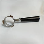 54mm 3-ear Naked Portafilter With BasketStainless Steel Bottomless Coffee Handle(A black wood,With 2 cup basket) - Image 2
