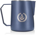 450/600ml Jug Stainless Steel Barista Tool with Espresso Steamer Cup Coffee Accessories(350ml Blue) by Unknown