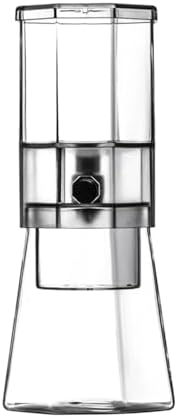 Iced Coffee Maker Glass Coffee Pot Portable Practical Coffee Machine Iced Coffee Brewer Glass Coffee Pitcher for Parties Cafe, Clear by Fonowx