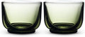 Fellow Pirch Cortado Cups 4.5 oz, Set of 2, Soda Lime Glass Woodland by Unknown