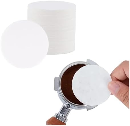 100Pcs Coffee Paper Filter For Machines Fits 51/53/58mm, Filters Accessories(White,58mm) - Image 2