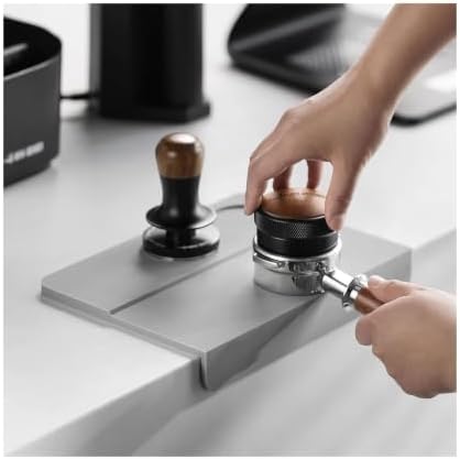Espresso Tamping Mat Coffee Tamper Station Silicone Food Grade Pad Cafe Bar Home Kitchen Accessories(1pcs Black A) - Image 5