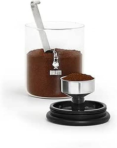Bialetti - New Venus Induction, Stovetop Coffee Maker, Suitable for all Types of Hobs & Smart Coffee Jar: Made in Glass to Preserve the Aroma of the Coffee - 250g - Image 4