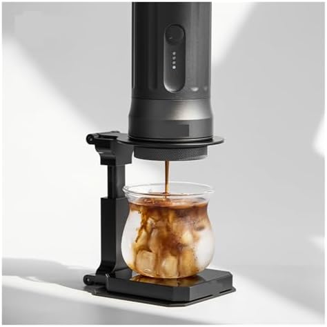 Portable Coffee Machine, With Foldable Stand, Coffee Machine Carrying Bag, Pump-style Air Blower - Image 4