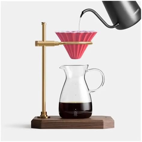 Ceramic Coffee Dripper Pour Over Maker Handmade Origami Filter Cup Flower Shape Funnel Drip Cafe Cake Home(Color 03) - Image 6