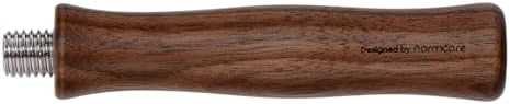 Normcore Portafilter Handle, Genuine American Walnut Wood Handle, M10 Naked Portafilter Wood Handle Replacement by NORMCORECOFFEETOOLS