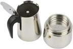 Moka Pot 2/4/6/9 Cups Stovetop Espresso Coffee Maker Stainless Steel - Image 5