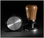 Espresso Coffee Tamper, Ergonomic Handle Self-leveling Tamper, Calibrated Tamper, Wooden Tamper Spring Loaded 51/54/58mm - Image 2