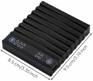 Scale Kitchen Compact Build with LED Screen and Built in Timer Suitable for Home Office Coffee Corner Traveling, Black - Image 7