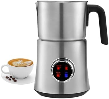 Full-Automatic Steam Boiling Water Frothing Machine,Milk Steamer,900ml Commercial Steam Milk Frother Machine by Unknown