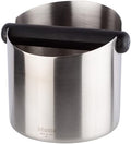 Motta Stainless Steel Knock Box With Removable Bar For Coffee and Espresso, 12.5 cm Diameter by MetallurgicaMottta
