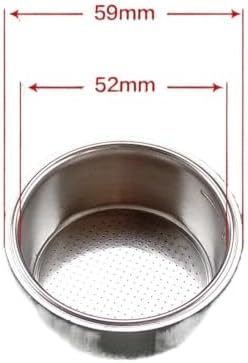 51mm Stainless Steel Coffee Filter Basket 1/2/4 Cup Espresso Strainer Puck Screen - Image 3