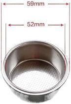 51mm Stainless Steel Coffee Filter Basket 1/2/4 Cup Espresso Strainer Puck Screen - Image 3