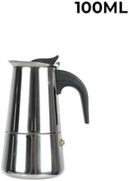 Stainless Steel Moka Pot 2/4/6/9 Cups Stovetop Espresso Maker Italian - Image 2