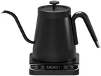 Gooseneck Electric Kettle with Temperature Control, 1L Stainless Steel, Fast Boil, Ergonomic Handle, Ideal for Pour-Over Coffee, Precise Flow Control, Digital Display, Black (US Rule) by Unknown