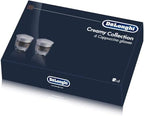 De'Longhi America 5513296661 Creamy Collection Double Walled Thermo Cappuccino Glasses (Set of 6), Clear by Unknown