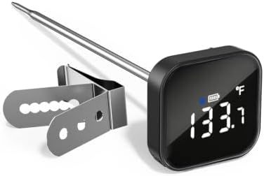 Maestri House Rechargeable Coffee Thermometer with 3-Color Temp Indicator by MaestriHouse