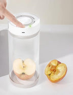 Minidiva Smart Vacuum Container, Automatic Electric Airtight Glass Jar for Food Coffee Storage Meal Prep (White-1350ml-1) - Image 2