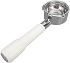 58mm Bottomless Portafilter, 3 Ears Coffee Bottomless Portafilter, Compatible with Barsetto Machine, Stainless Steel Filter Basket (White) - Image 7