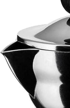 Alessi AAM33/3 - Design Espresso Coffee Maker, Aluminum and Thermoplastic Resin, 3 Cups, Black Handle - Image 3