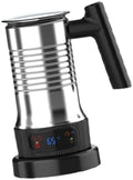 Electric Milk Frother Large Capacity Automatic Steamer Hot Cold Milk Stainless Steel Jug with Nonstick Coating Suitable for Home Use by Fonowx