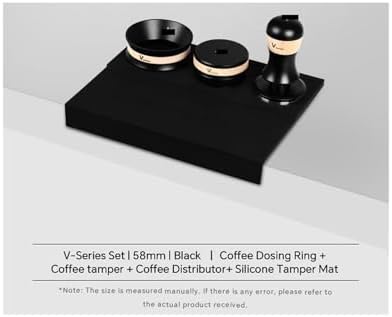 58mm Espresso Bottomless Portafilter With Espresso Tamper/Coffee Distributor Barista Coffee Accessories, Compatible With Muvna, Compatible With V Series(4-piece set) - Image 2
