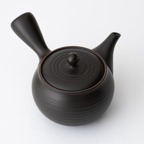Japanese Kyusu Teapot [Black] 420ml/14.2 fl oz capacity Tokoname Yaki | Japanese Tea KIMIKURA - Image 6
