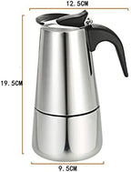 Stovetop Coffee Maker, 6 Cup Stainless Steel Moka Pot Espresso Maker Coffee Pot with Electric Stove, 500W Stovetop Espresso Machine Italian Espresso Maker for Home Bar Office - Image 3