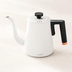 Heat Resistant Pour over Kettle Induction cooktop Compatible Design, Gooseneck Kettle, Long Curved Spout, Cookware, for Kitchen, White - Image 3