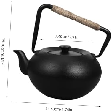 Cast Iron Teapot 600ml Japanese Tetsubin Tea Kettle for Loose Leaf - Image 2
