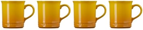 Le Creuset Stoneware Vancouver Mug, Set of 4, 14 oz. each, Nectar - Image 3