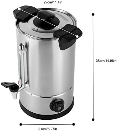 Commercial Coffee Urn, 50 Cup Stainless Steel Coffee Maker With Filter - Image 2