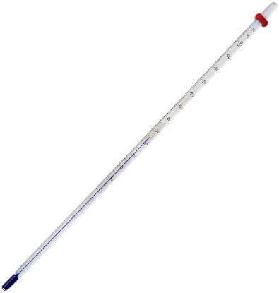 SP H-B DURAC Plus General Purpose Lab Thermometer Total Immersion Glass Thermometer for Laboratories, Universities, Food and Beverage Processing, -10 to 225 Degrees Celsius, Organic Liquid by SPBel-Art