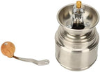 Manual Coffee Grinder Stainless Steel and Solid Wood Hand Crank Coffee Bean Mill, Portable Hand Coffee Grinder for Fresh Ground Coffee, with Wooden Handle for Home or - Image 4