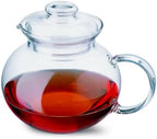 Simax Glass Teapot for Stovetop: Clear Glass Tea Kettle with Spout - 1 Quart/4 Cup Teapot - Microwave Safe by SIMAX