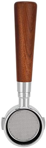 Portafilter Handle for Espresso Machines, Wooden Espresso Filter Holder with 304 Stainless Steel, Reusable Coffee Accessory for Home Barista - Image 3