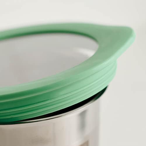 Tramontina 4-Pc Food Storage Containers with Silicone Lids - Mint Green - Image 5