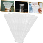 POPETPOP 10pcs Thickened Borosilicate Glass Coffee Dripper for Versatile Brewing for Use Coffee Making Tool - Image 7
