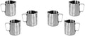 Frothing Milk Pitcher, Stainless Steel, Mirror Finish, Barware (6 PC, 20 oz) by GiftsPlaza