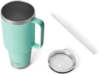 YETI Rambler 42 oz Tumbler with Handle and Straw Lid, Travel Mug Water Tumbler, Vacuum Insulated Cup with Handle, Stainless Steel, Seafoam - Image 5