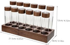ULTECHNOVO Glass Coffee Bean Canister with Wooden Holder and Airtight Lid - Image 2