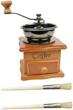 Vintage Wooden Coffee Bean Hand Crank Grinder for Kitchen Use by Healifty